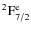 ${\rm ^2F^{e}_{7/2} }$