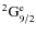 ${\rm ^2G^{e}_{9/2} }$