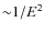 ${\sim}1/E^2$