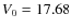 $V_{\rm0}=17.68$