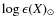 $\log \epsilon (X)_{\odot}$