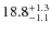 $18.8^{\rm +1.3}_{-1.1}$