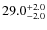 $29.0^{\rm +2.0}_{-2.0}$