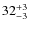 $32^{\rm +3}_{-3}$