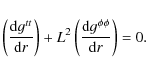 \begin{displaymath}
\left(\frac{{\rm d} g^{tt}}{{\rm d} r}\right) + L^2 \left(\frac{{\rm d} g^{\phi\phi}}{{\rm d} r}\right) = 0.
\end{displaymath}