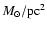 $M_\odot/{\rm pc}^2$