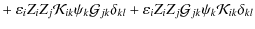 $\displaystyle +~\varepsilon_{i}Z_{i}Z_{j}\mathcal{K}_{ik}\psi_{k}\mathcal{G}_{j...
...}
+\varepsilon_{i}Z_{i}Z_{j}\mathcal{G}_{jk}\psi_{k}\mathcal{K}_{ik}\delta_{kl}$