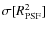 $\sigma[R_{\rm PSF}^2]$