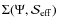 $\Sigma(\Psi,{\mathcal{S}}_{\rm eff})$