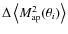 $\Delta\left<M^2_{\rm ap}( \theta_i )\right>$