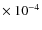 $\times~10^{-4}$