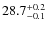 $\rm 28.7^{+0.2}_{-0.1}$