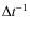 $\Delta t^{-1}$