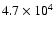 $4.7\times 10^4$