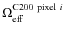 $\Omega^{{\rm C200~pixel}~i}_{\rm eff}$