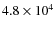 $4.8\times 10^{4}$