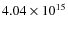 $4.04\times 10^{15}$