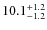 $\rm 10.1_{-1.2}^{+1.2}$