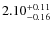 $\rm 2.10_{-0.16}^{+0.11}$