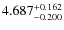 $\rm 4.687_{-0.200}^{+0.162}$