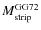 $M_{\rm strip}^{\rm GG72}$