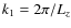 $k_1=2\pi/L_z$