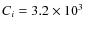 $C_i=3.2\times10^3$