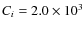 $C_i=2.0\times10^3$