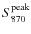 $S_{870}^{\rm peak}$