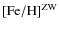 $ {\rm [Fe/H]}^{\rm ZW}$