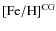 $ {\rm [Fe/H]}^{\rm CG}$