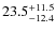 $\rm 23.5_{-12.4}^{+11.5}$