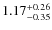 $\rm 1.17_{-0.35}^{+0.26}$