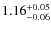 $\rm 1.16_{-0.06}^{+0.05}$