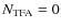 $N_{\rm TFA}=0$