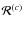 $\mathcal{R}^{(c)}$