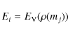 \begin{displaymath}E_i = E_{\rm V} (\rho(m_j))
\end{displaymath}