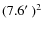 $(7.6\hbox {$^\prime $ })^2$