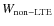 $W_{\rm non-LTE}$