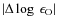 $\vert\Delta\log~\epsilon_{\rm O}\vert$