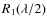 $R_1(\lambda/2)$