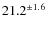 $21.2^{\pm 1.6}$