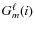 $G^\ell_m(i)$