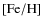 $[\mbox{Fe}/\mbox{H}]$