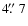 $4\hbox{$.\!\!^{\prime\prime}$ }7$