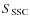 $S_{\rm SSC}$