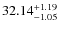 $32.14^{\rm +1.19}_{-1.05}$