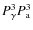 $P_{\gamma}^3 P_{\rm a}^3$