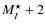 $M_{I}^{\star}+2$