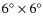 $6^\circ \times 6^\circ $
